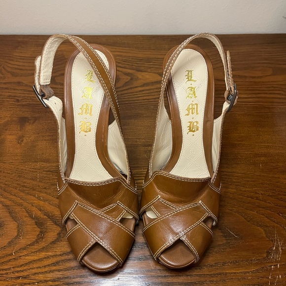 L.A.M.B. Slingback High Heels - Picture 4 of 11